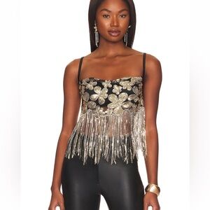 For Love and Lemons Colette Crop Top